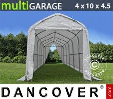 Tenda multiGarage 4x10x3,5x4,5m, Bianco