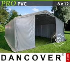 Tenda PRO 8x12x4,4m PVC, Grigio