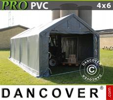 Tenda  PRO 4x6x2x3,1m, PVC, Grigio