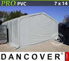 Tenda PRO 7x14x3,8m PVC, Grigio