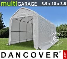 Tenda multiGarage 3,5x10x3x3,8m, Bianco