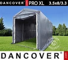 Tenda PRO XL 3,5x8x3,3x3,94m, PVC, Grigio