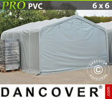 Tenda PRO 6x6x3,7m PVC, Grigio