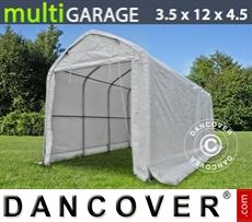 Tenda multiGarage 3,5x12x3,5x4,5m, Bianco