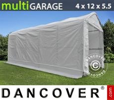 Tenda multiGarage 4x12x4,5x5,5m, Bianco