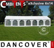 Tenda per feste  Exclusive CombiTents® 6x14m, 5 in 1, Bianco
