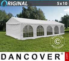 Tenda per feste Original 5x10m PVC, Bianco