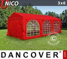Tenda per feste UNICO 3x6m, Rosso