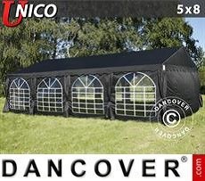 Tenda per feste UNICO 5x8m, Nero