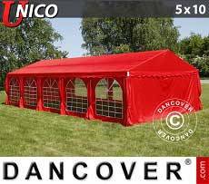Tenda per feste UNICO 5x10m, Rosso
