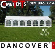 Tenda per feste PRO Plus CombiTents® 7x14m 5 in 1, Bianco