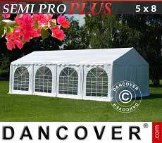 Tenda per feste PRO Plus 5x8m PVC, Bianco